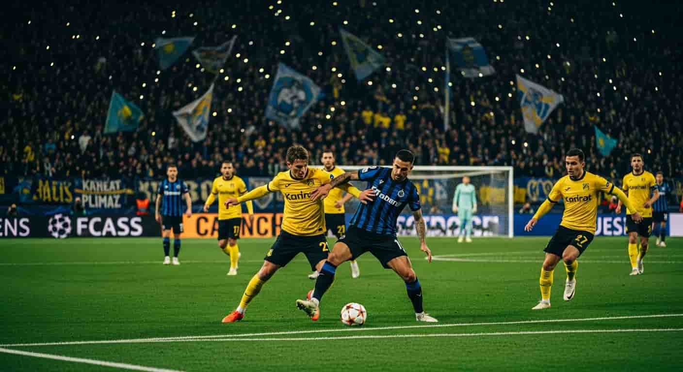 Kajrat Ałmaty podejmuje Club Brugge w kluczowym meczu Ligi Mistrzów