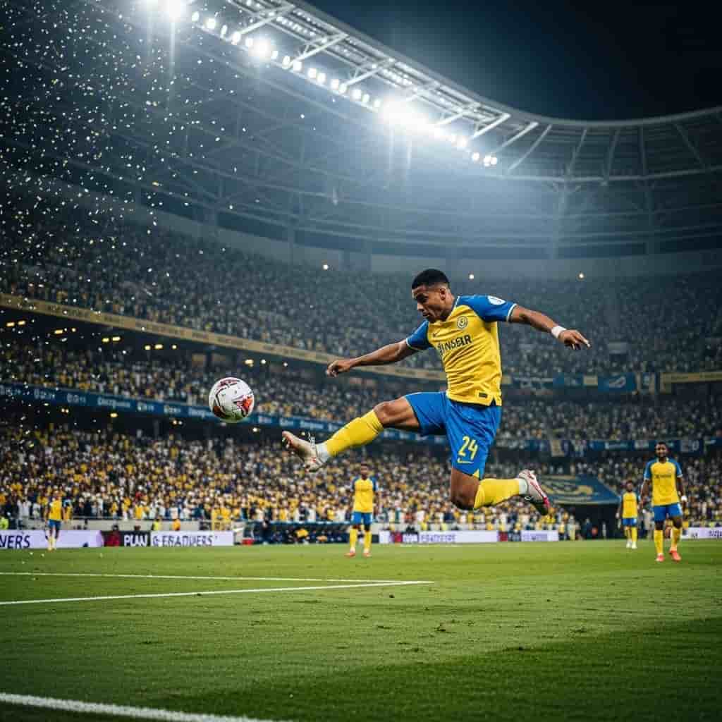 Al-Nassr pokonuje Jeddah Club 2-0 w Pucharze Króla - Wesley strzela drugą bramkę