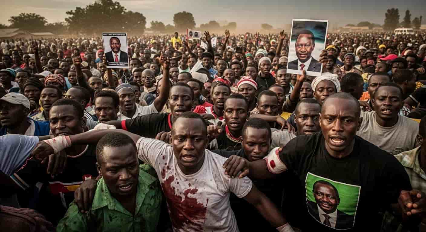 Tysiące Kenijczyków żegna byłego premiera Railę Odingę w Kisumu - dziesiątki rannych podczas ceremonii pożegnalnej