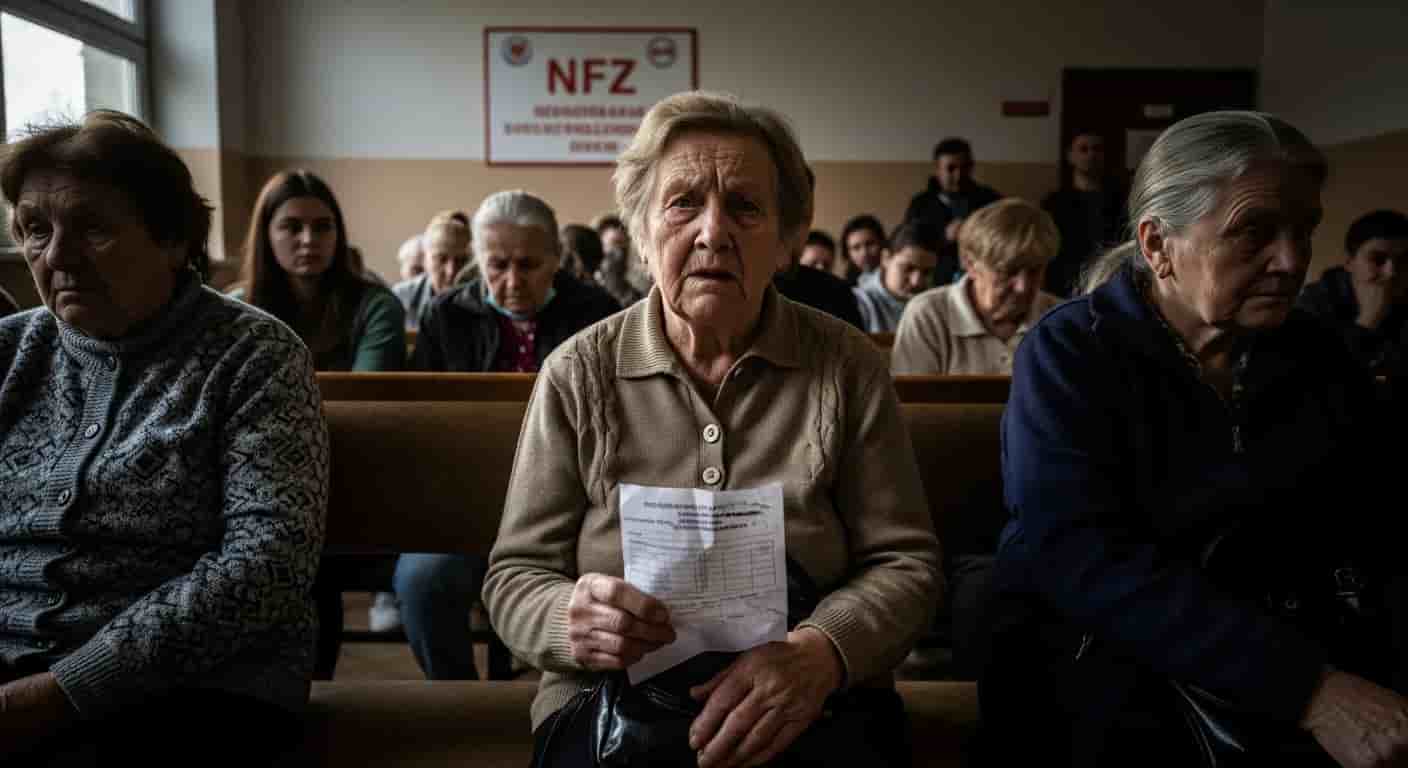 Problemy z dostępem do informacji o kolejkach NFZ w Śremie - mieszkańcy bez aktualnych danych o terminach wizyt