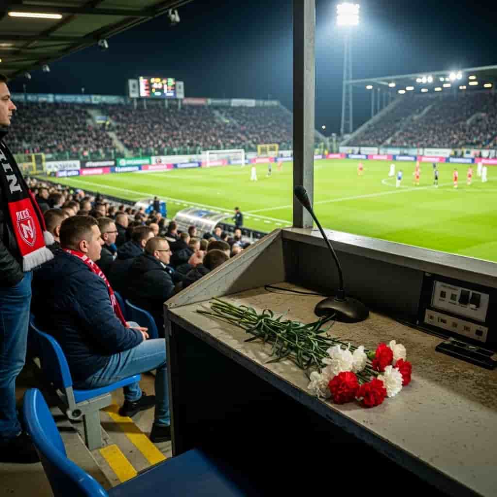 Zmarł Krzysztof Janicki - legendarny spiker MKS Nielba Wągrowiec przez 24 lata towarzyszył kibicom