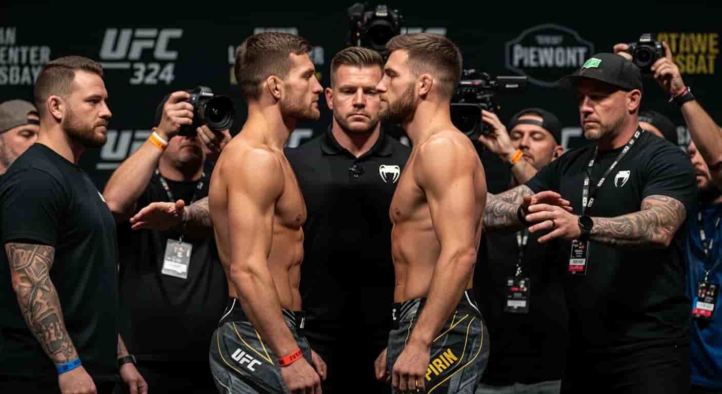 UFC 324 - Dramatyczne sceny na ważeniu i zapowiedź walki Gaethje vs Pimblett