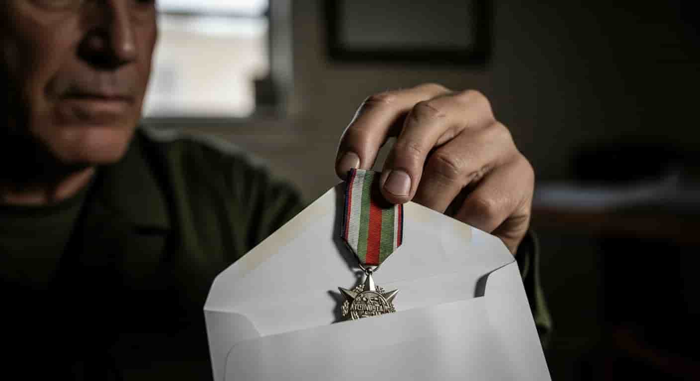 Weteran misji afgańskiej odesłał medal prezydentowi Nawrockiemu w proteście