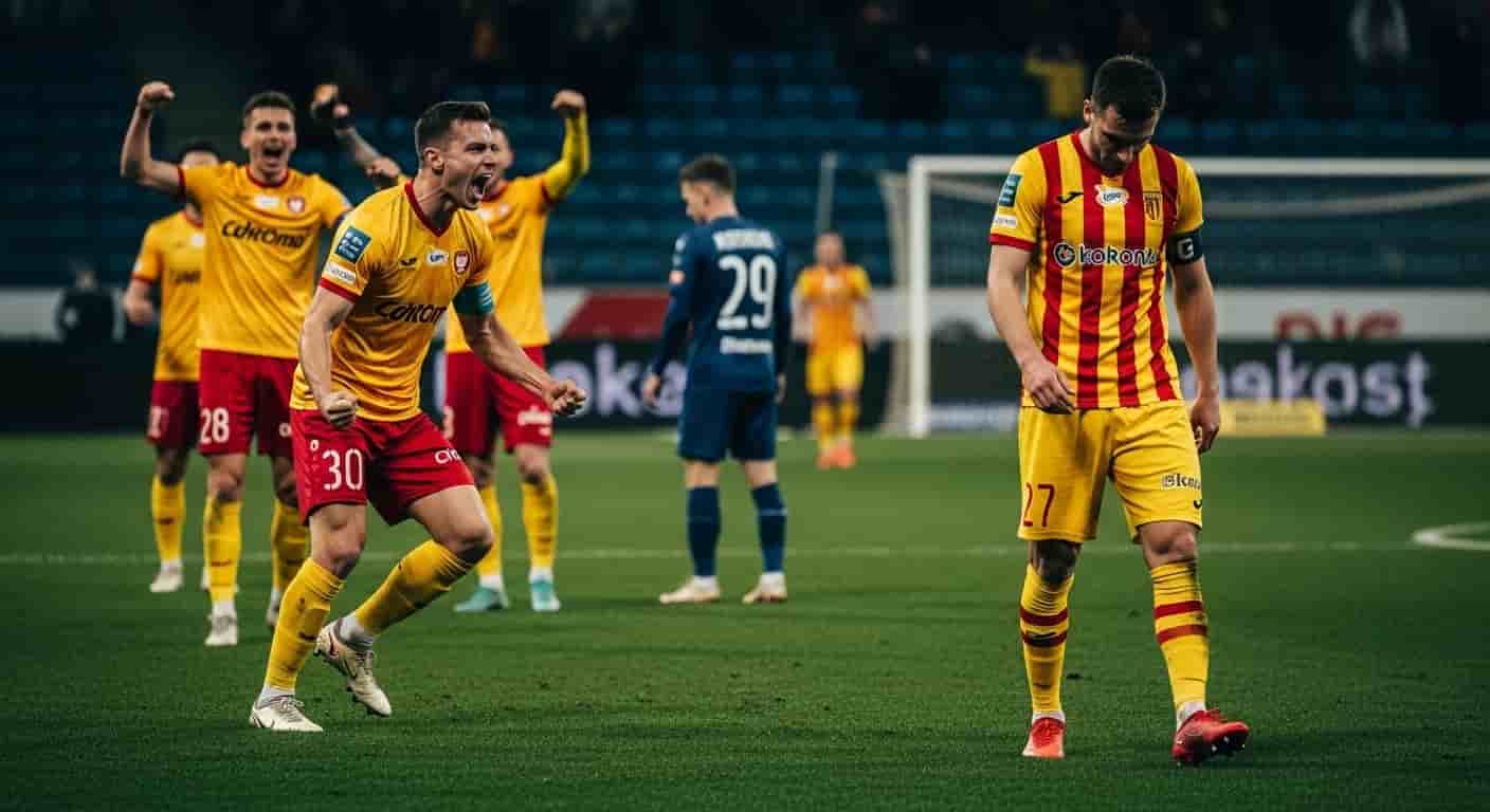 Jagiellonia Białystok pokonała Koronę Kielce 3-0 w hitowym meczu 11. kolejki Ekstraklasy