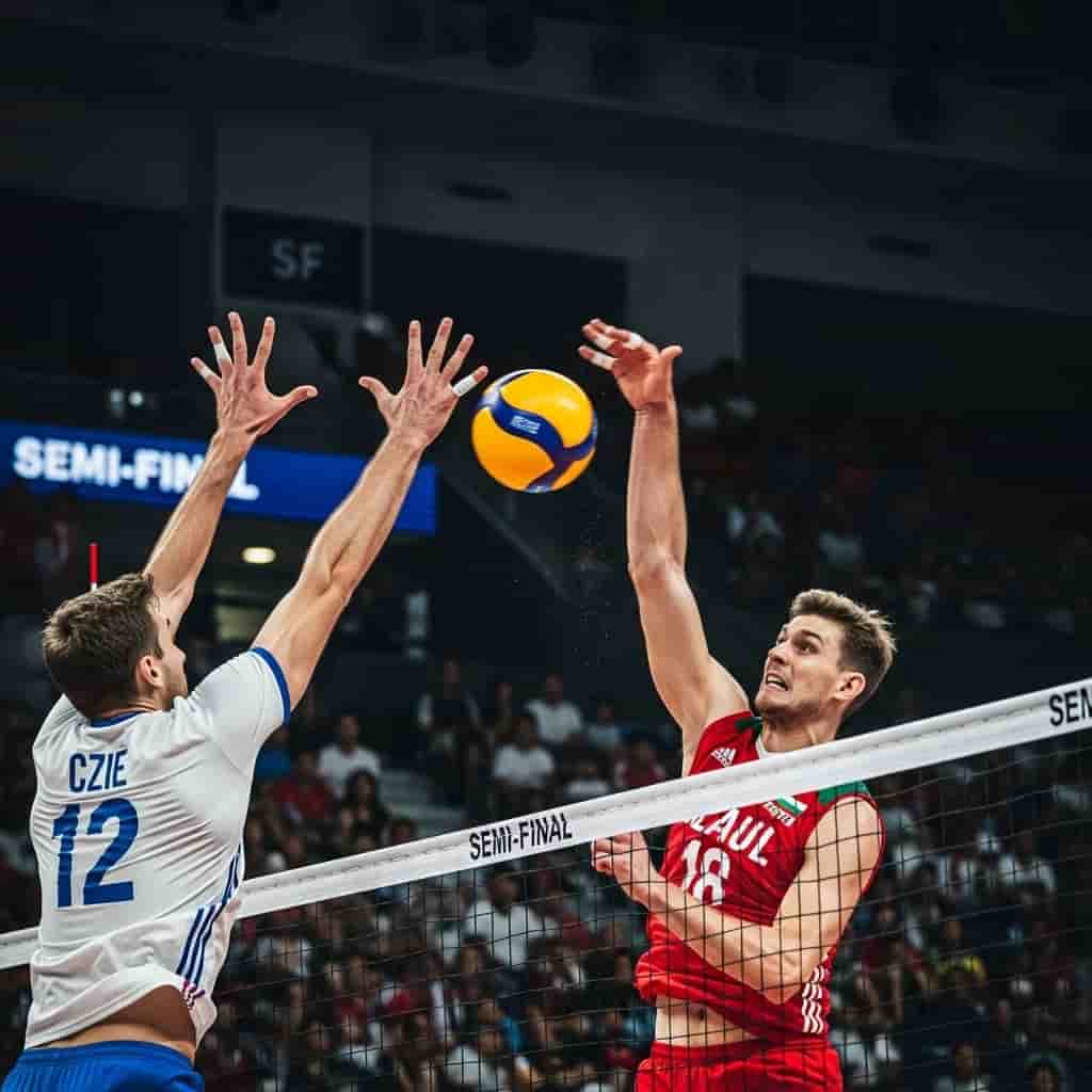 Czechy i Bułgaria walczą o finał mistrzostw świata w siatkówce - sensacyjny półfinał w Manili