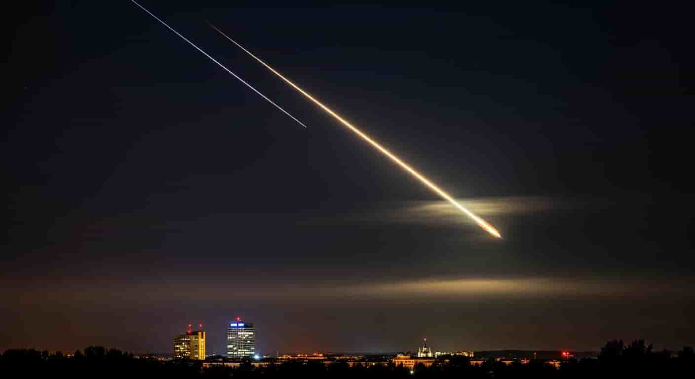 Tajemnicza kula ognia nad Kielcami okazała się meteorotem - służby przerwały poszukiwania