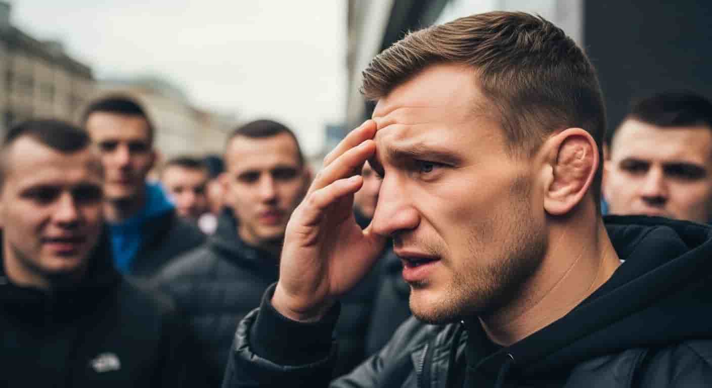 Denis Załęcki w centrum kontrowersji - rozstanie z partnerką i problemy z kibicami