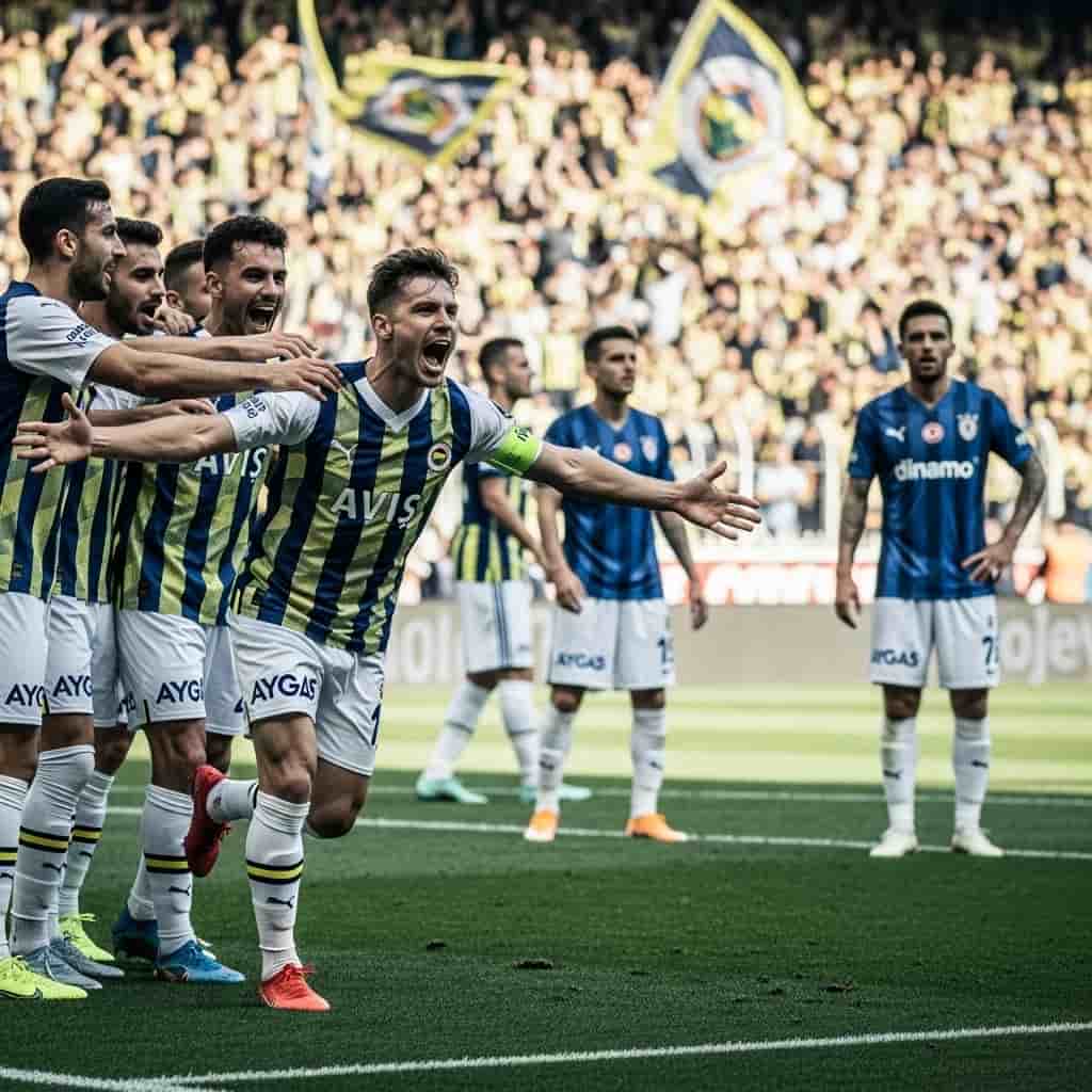 Sebastian Szymański strzela debiutanckiego gola pod wodzą nowego trenera Fenerbahce w starciu z Dinamem Zagrzeb