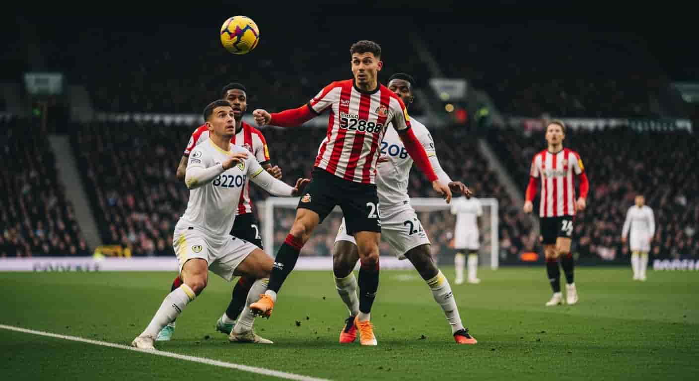 Sunderland remisuje z Leeds United w emocjonującym starciu w Premier League