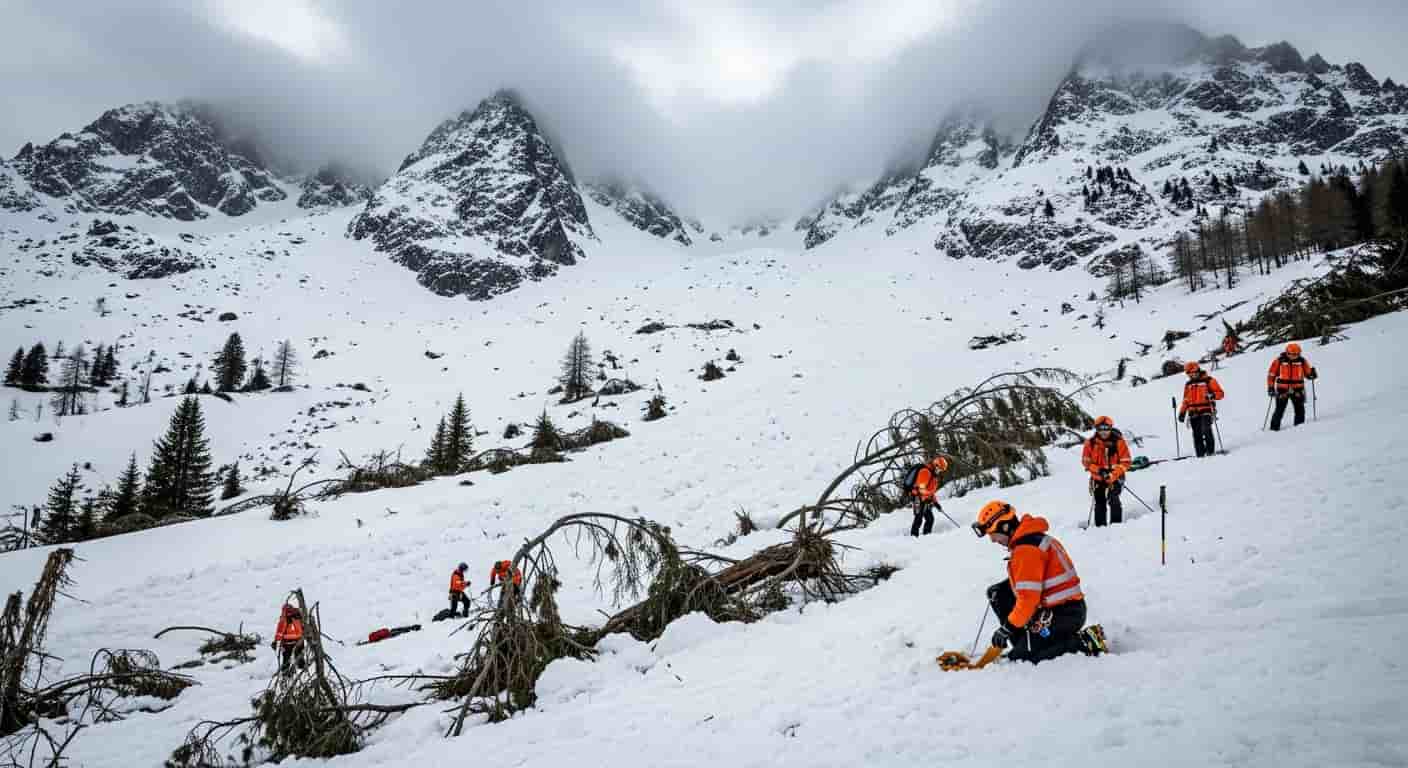 Tragiczna lawina w Alpach pochłonęła pięć ofiar - wśród zmarłych ojciec z 17-letnią córką