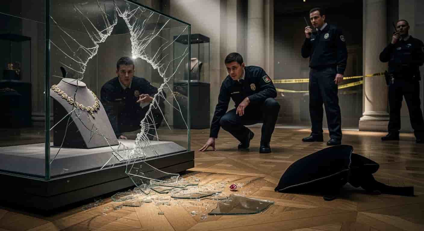 Spektakularny napad na Luwr - złodzieje ukradli napoleońską biżuterię wartą miliony