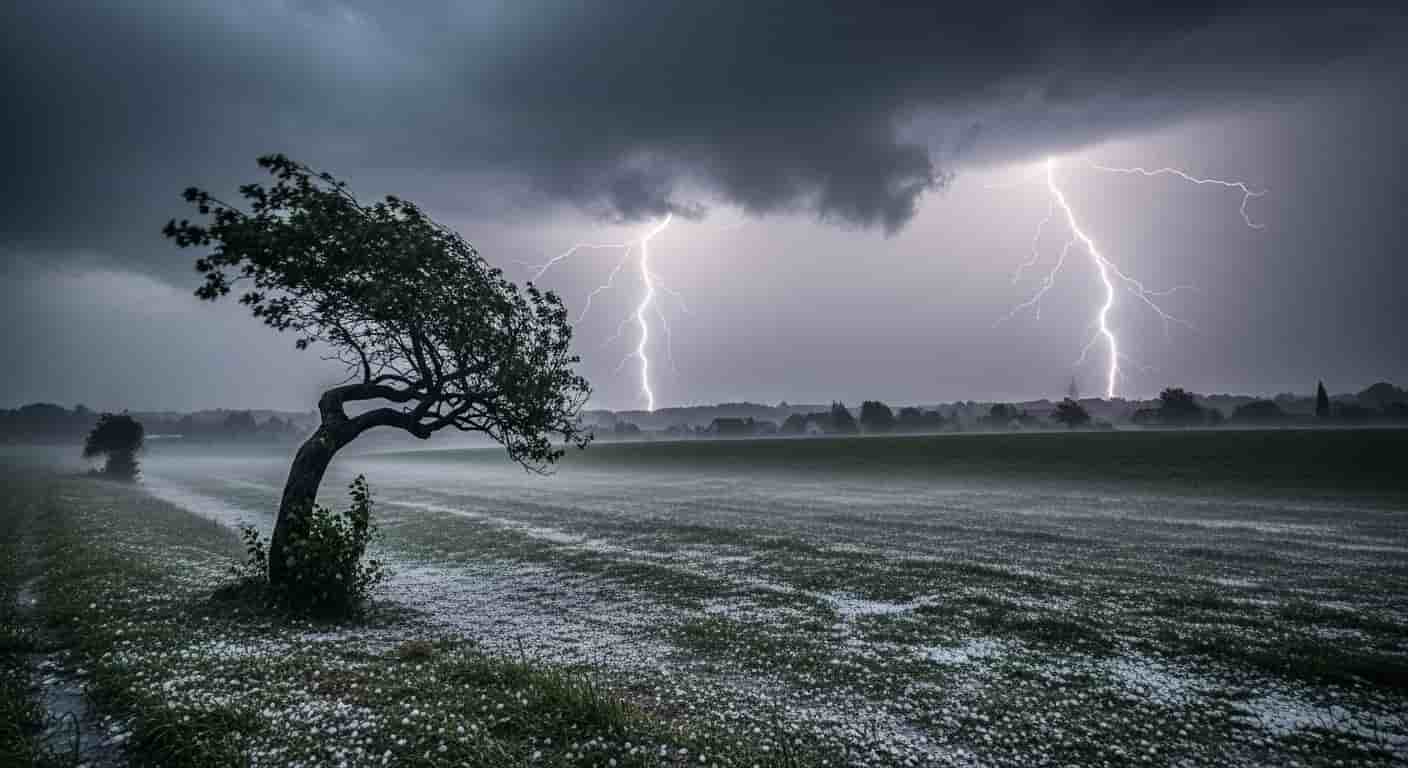 Gwałtowne burze przechodzą przez Polskę - IMGW ostrzega przed intensywnymi opadami i gradem