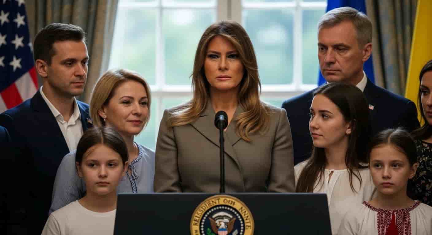 Melania Trump ogłasza powrót ośmiorga ukraińskich dzieci do rodzin dzięki kontaktom z Putinem