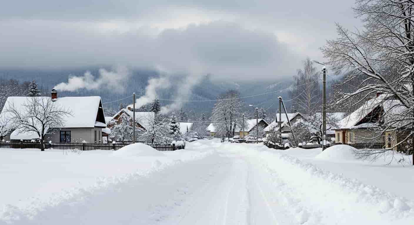 Intensywne opady śniegu paraliżują południe Polski - Zatwarnica odcięta od świata