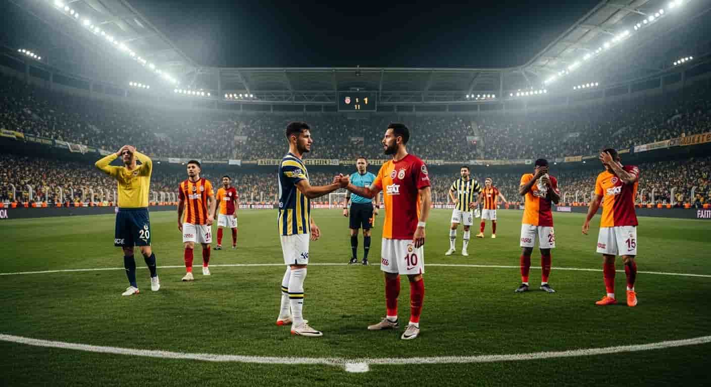 Wielkie Derby Stambułu kończy się remisem - Fenerbahçe i Galatasaray dzielą się punktami