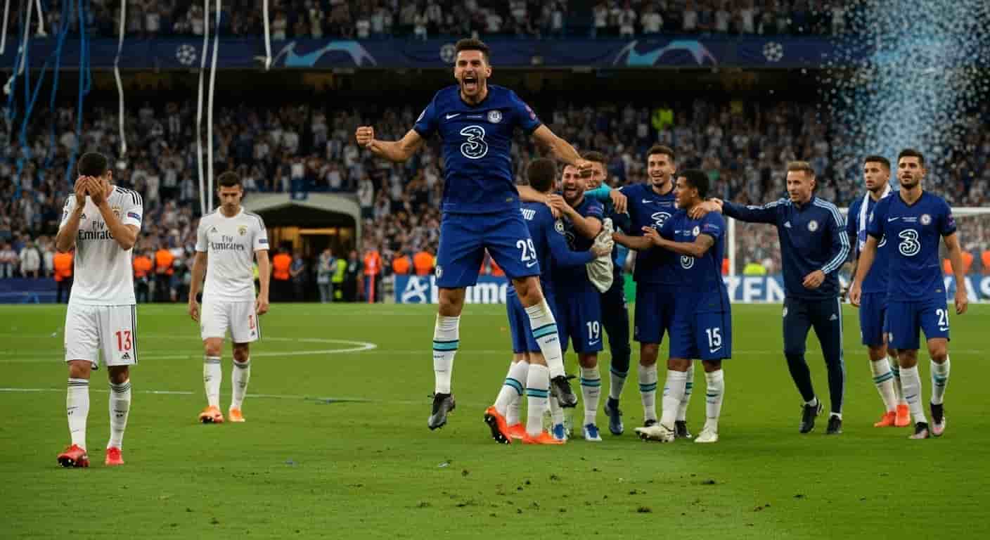Chelsea pokonuje Benficę po samobóju - pierwsza wygrana w Lidze Mistrzów