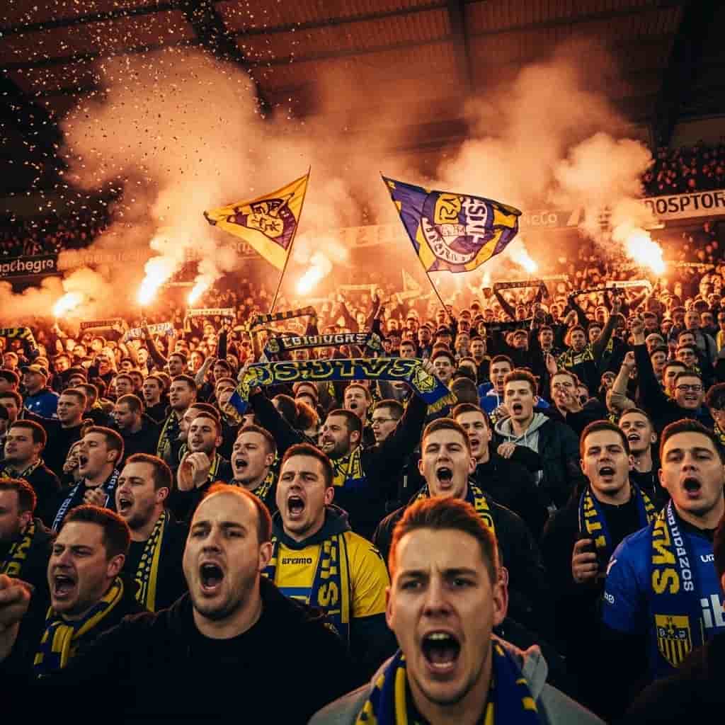 Limburgska derby STVV - Genk: kibice tworzą gorącą atmosferę w kluczowym meczu