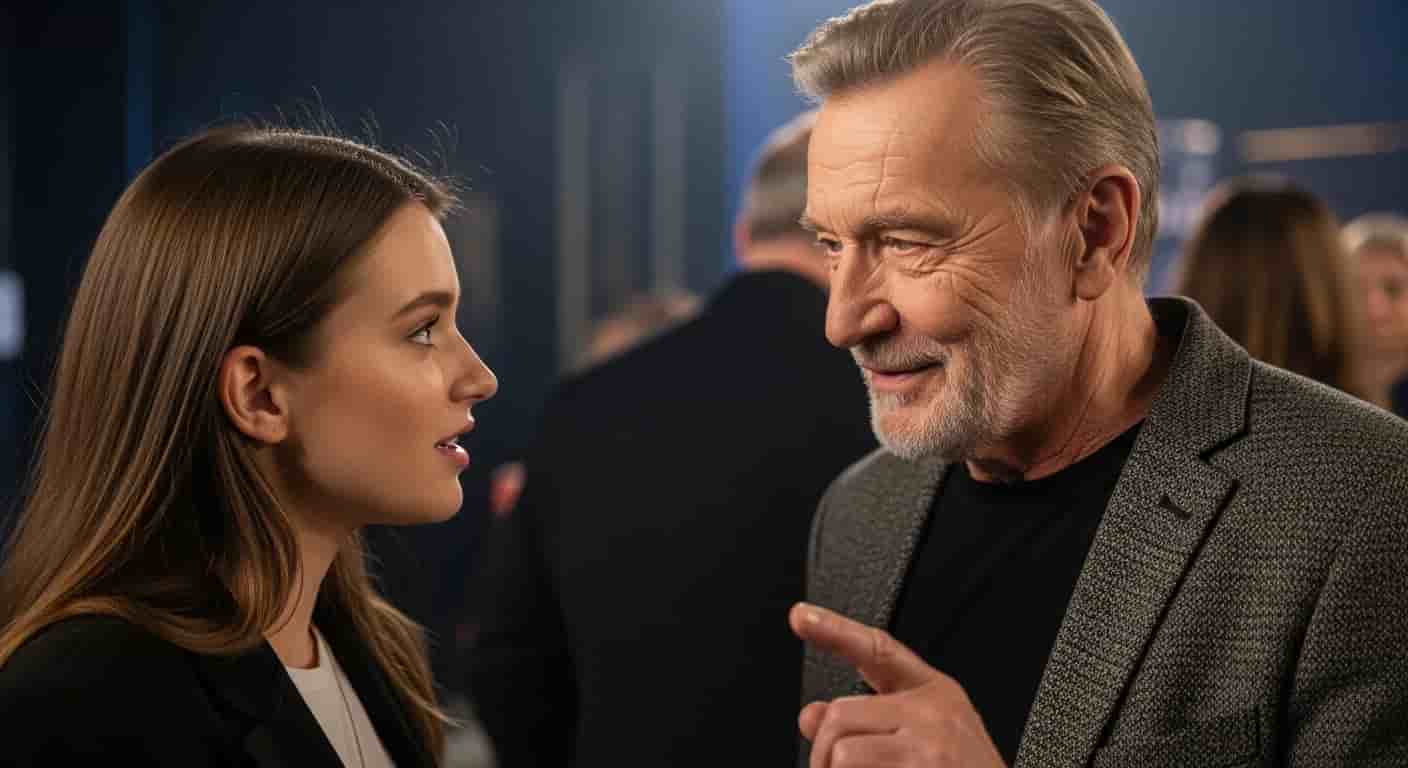 Daniel Olbrychski zachwyca się młodą aktorką z serialu Na Wspólnej