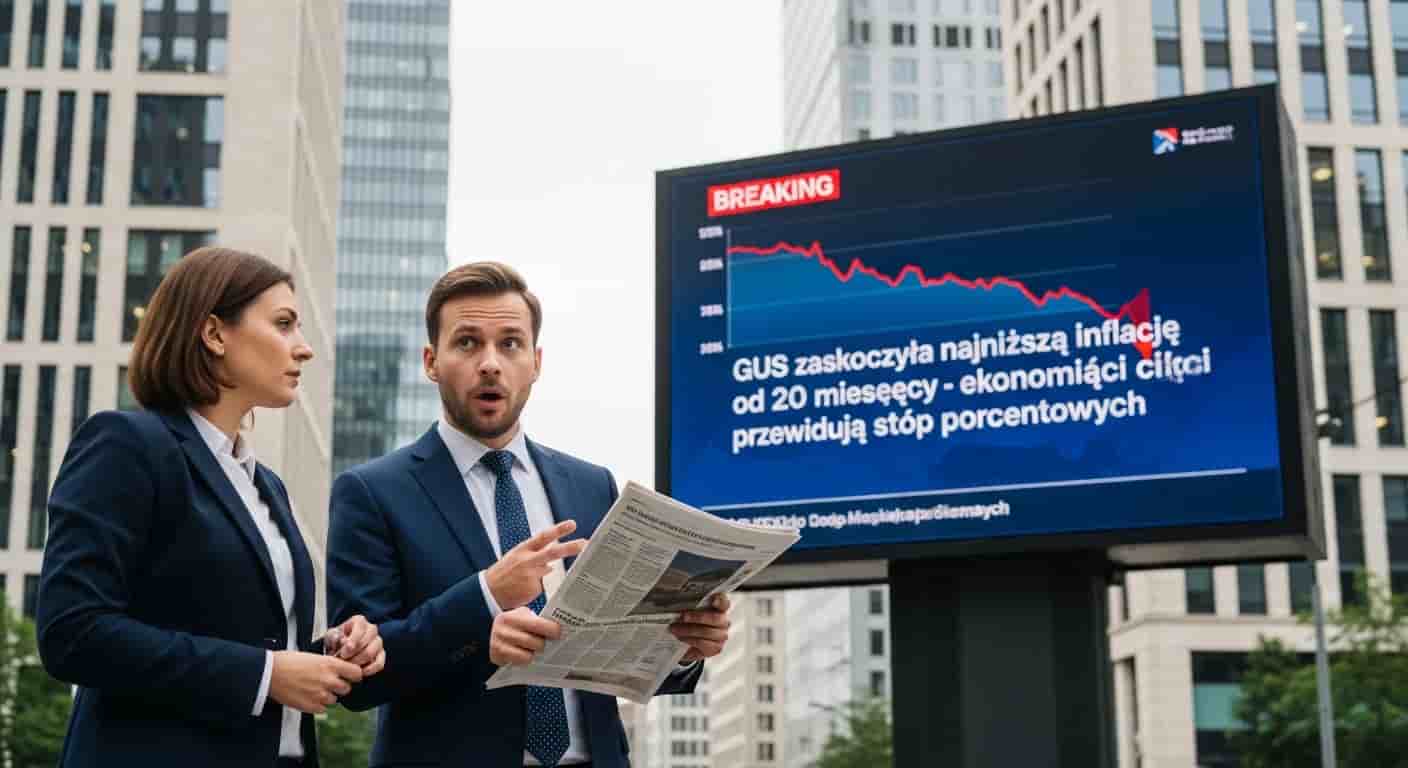 GUS zaskoczyła najniższą inflacją od 20 miesięcy - ekonomiści przewidują cięcia stóp procentowych