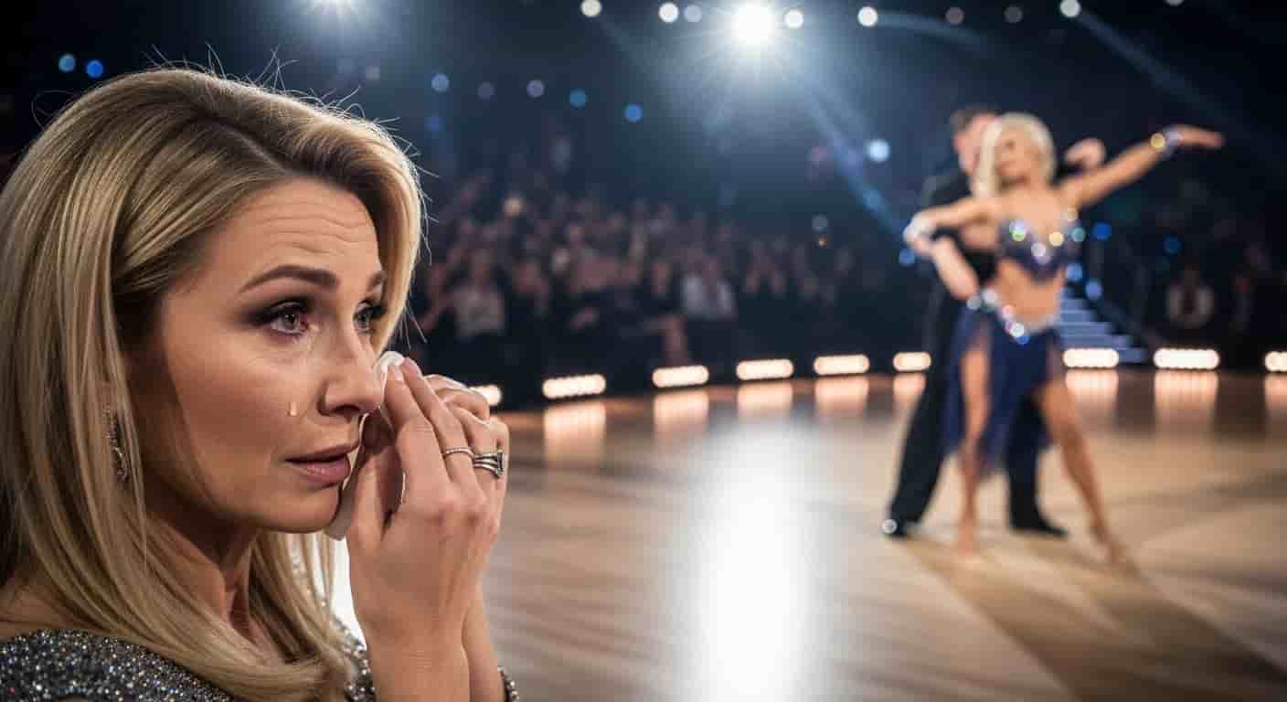 Edyta Górniak wzruszona do łez na parkiecie Tańca z Gwiazdami po występie Barbary Bursztynowicz