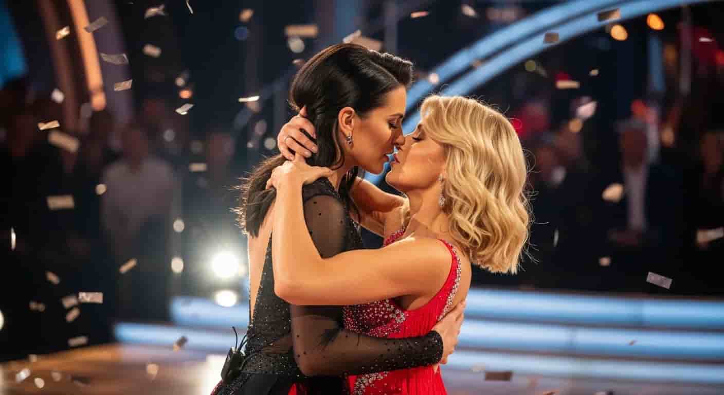 Janja Lesar i Katarzyna Zillmann rozpaliły parkiet "Tańca z Gwiazdami" - pocałunki w rumbie wywołały burzę emocji