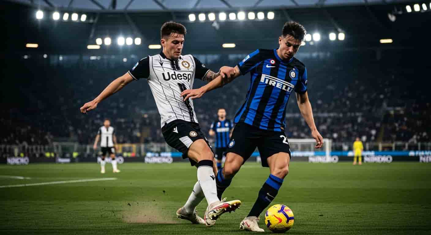 Udinese podejmuje Inter w kluczowym meczu 21. kolejki Serie A