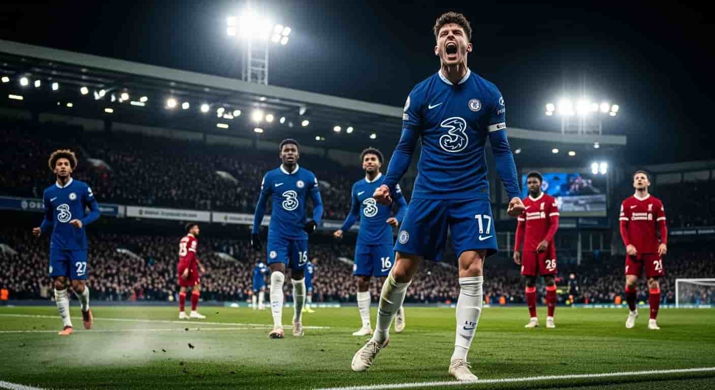 Estevao strzela zwycięskiego gola w 95. minucie, Chelsea pokonuje Liverpool 2-1