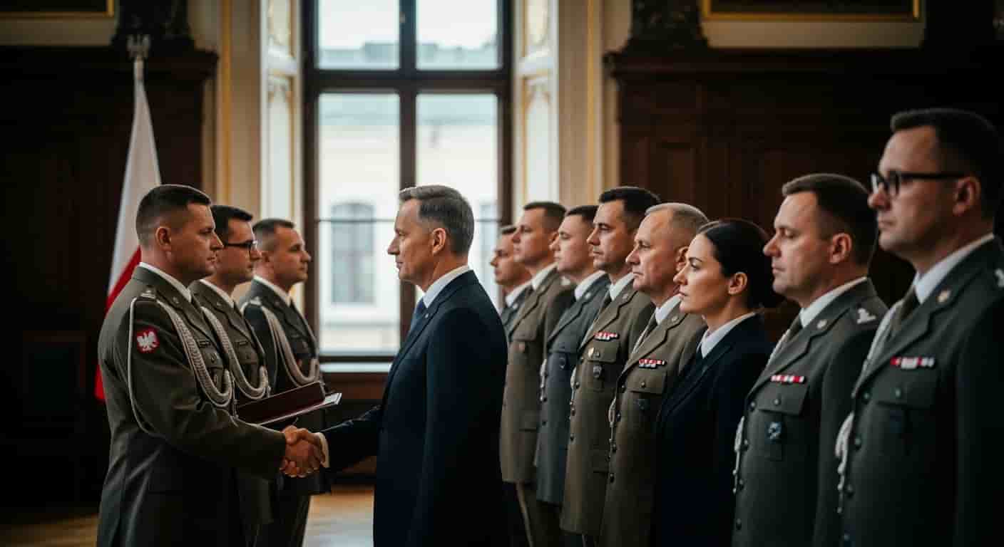 Prezydent Nawrocki mianował jedenastu oficerów na stopnie generalskie