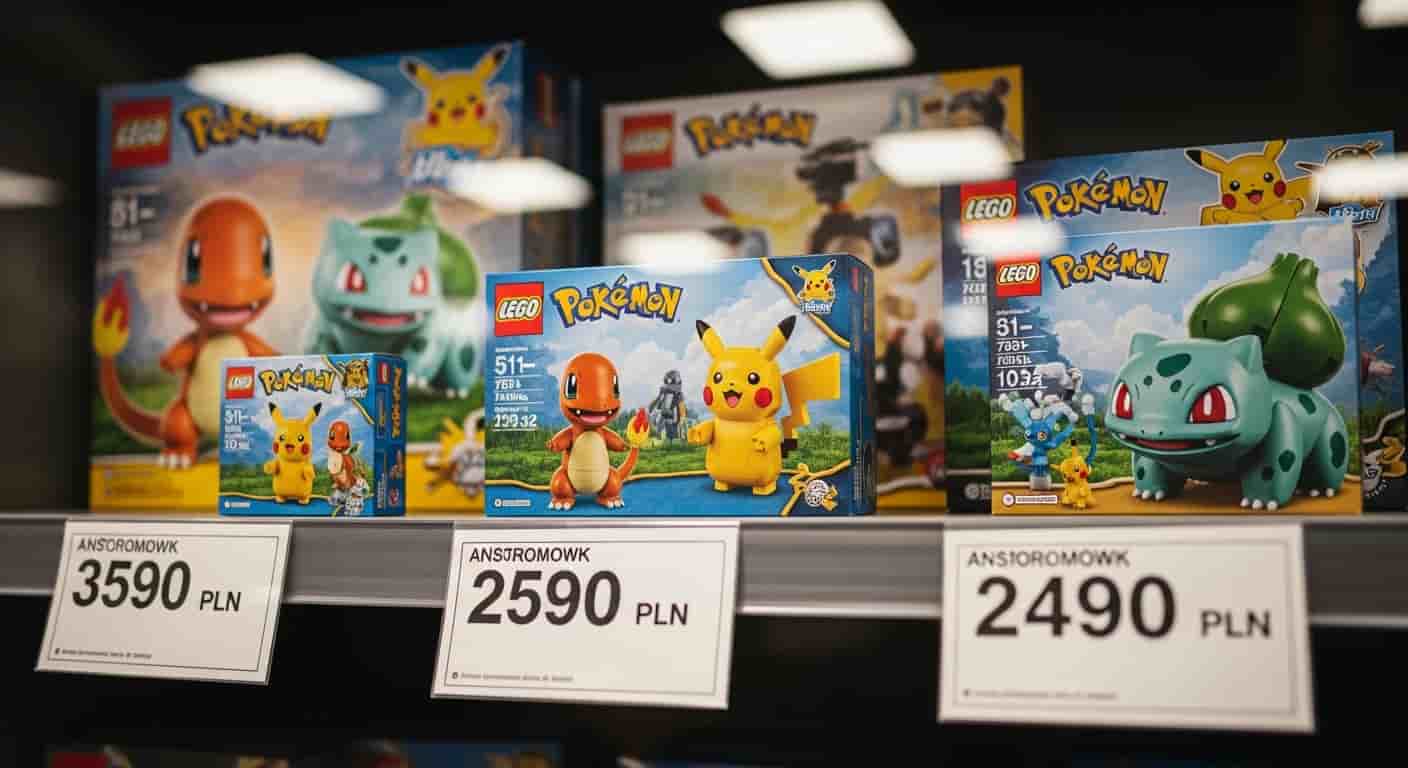 Pierwsze zestawy LEGO Pokémon debiutują z astronomicznymi cenami