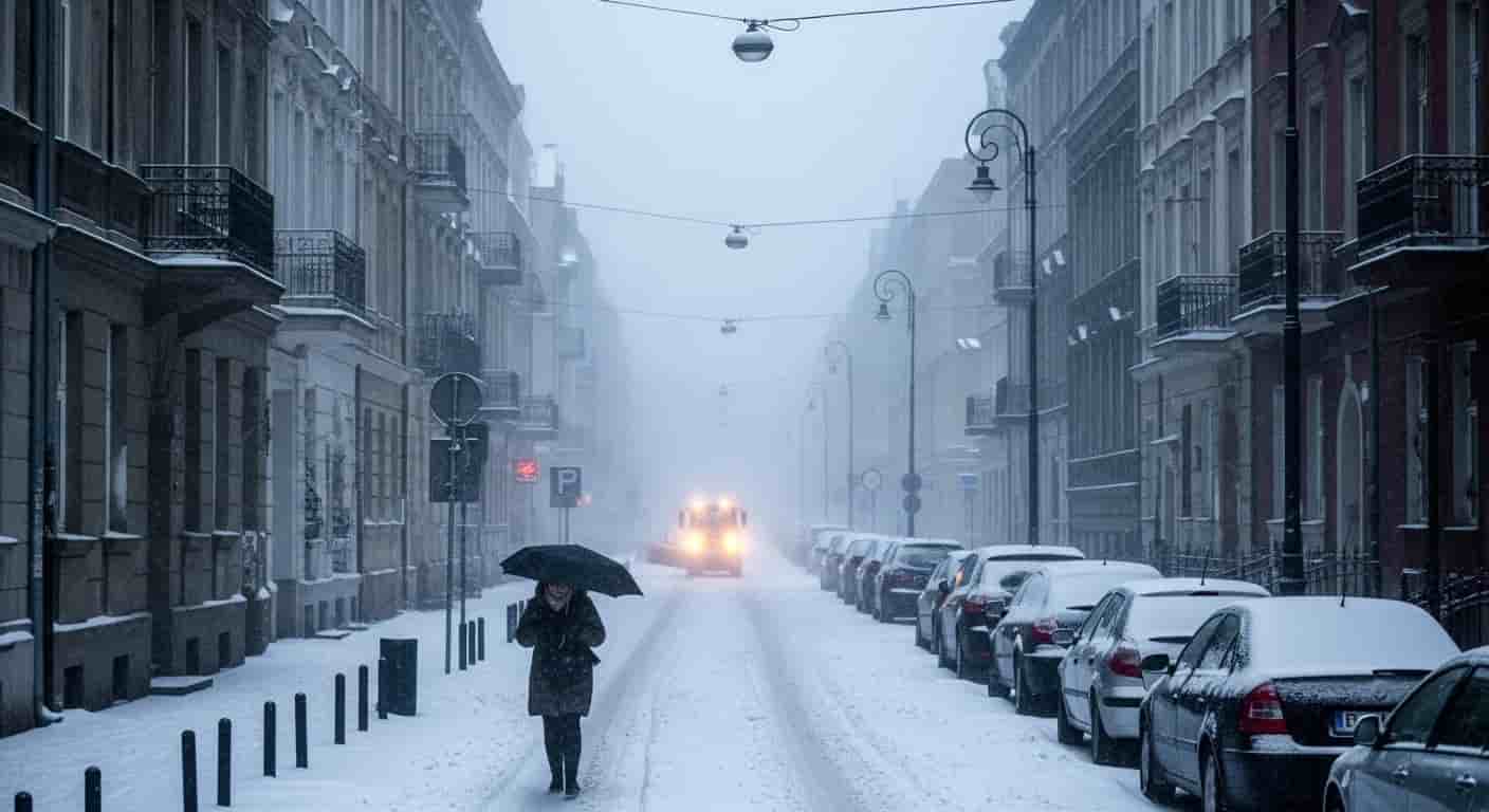 Intensywne opady śniegu nadciągają nad Polskę - IMGW wydaje ostrzeżenia dla kilkunastu województw