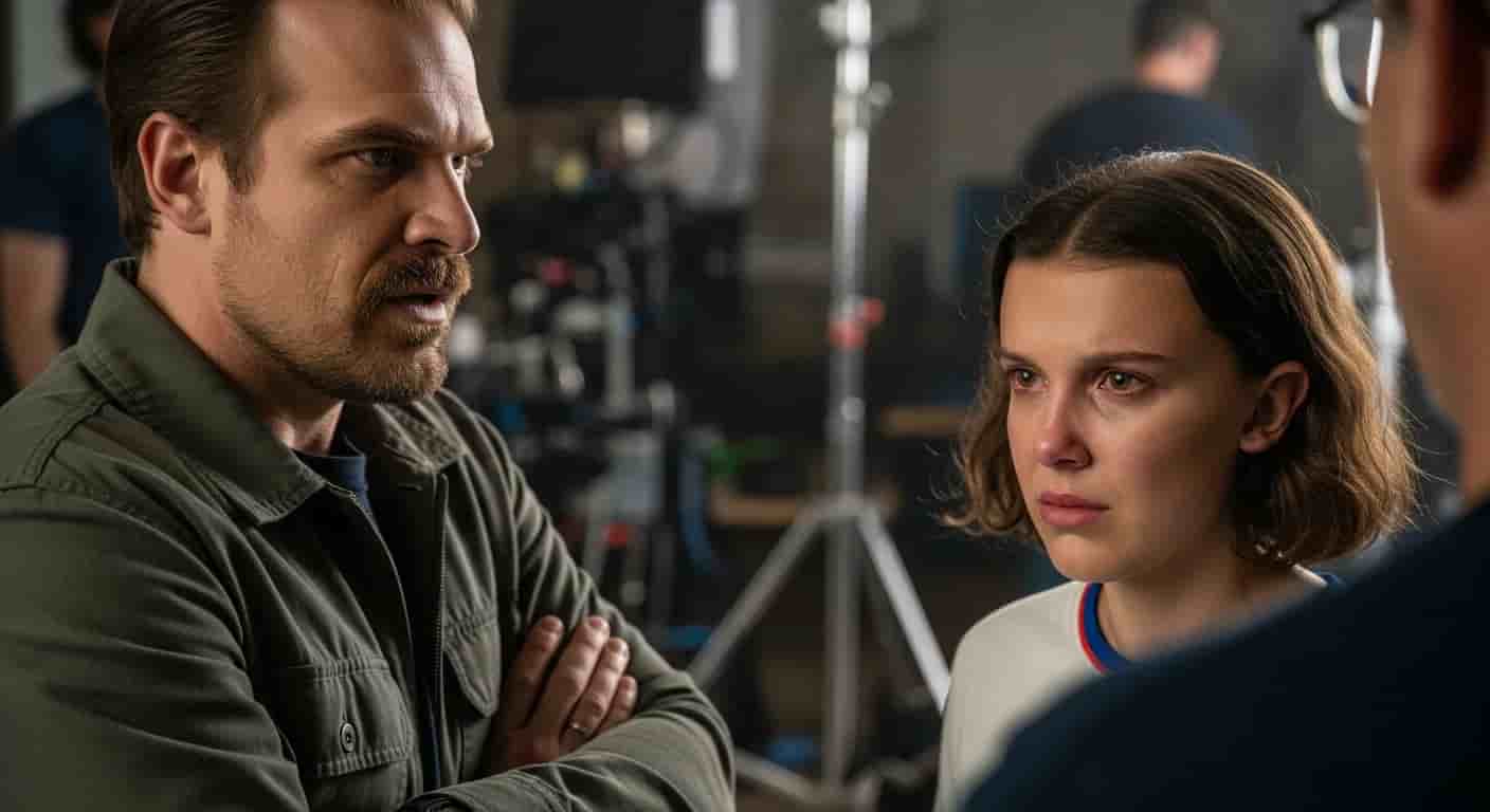 David Harbour w centrum kontrowersji - Millie Bobby Brown oskarża aktora o nękanie na planie Stranger Things