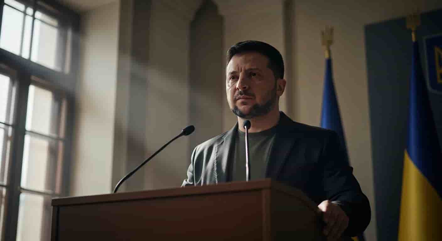 Zełenski apeluje do Francji o systemy obrony powietrznej po rosyjskich atakach na infrastrukturę