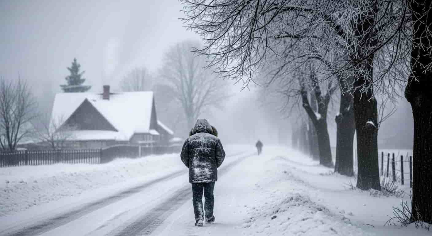 Zima w Polsce uderza z pełną mocą - intensywne śnieżyce, marznący deszcz i siarczysty mróz paraliżują kraj