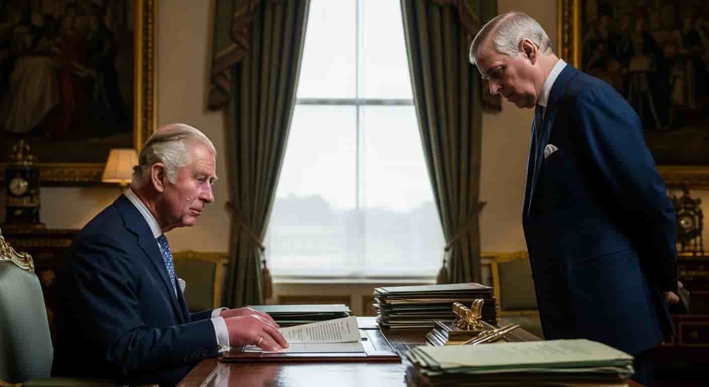 Książę Andrzej rezygnuje z tytułów królewskich po dyskusji z Królem Karolem III