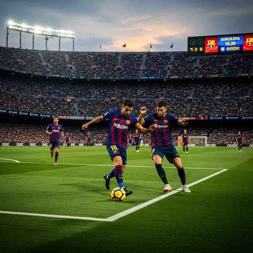 Barcelona zmierzy się z Oviedo w historycznym starciu po 24 latach przerwy