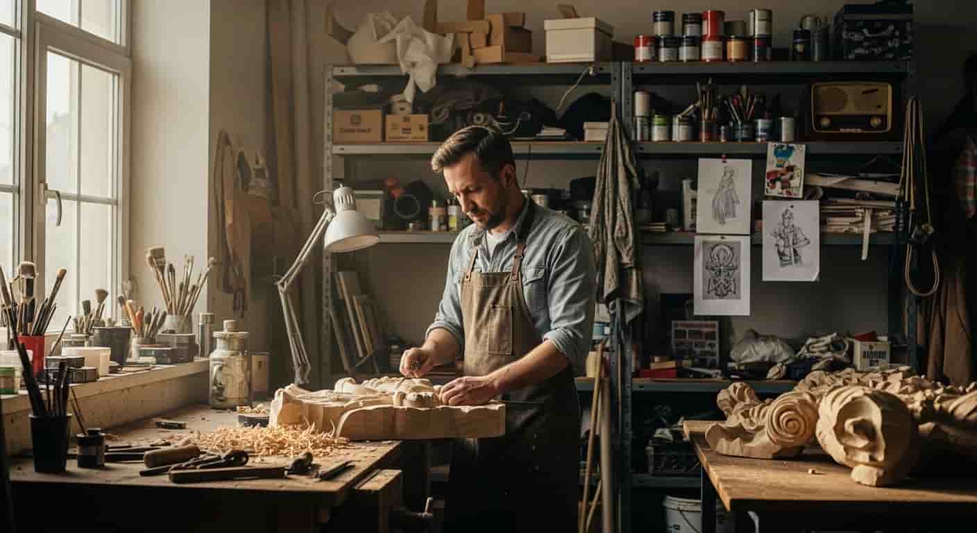 Andrzej Nejman otworzył warsztat scenograficzny po odejściu z teatru