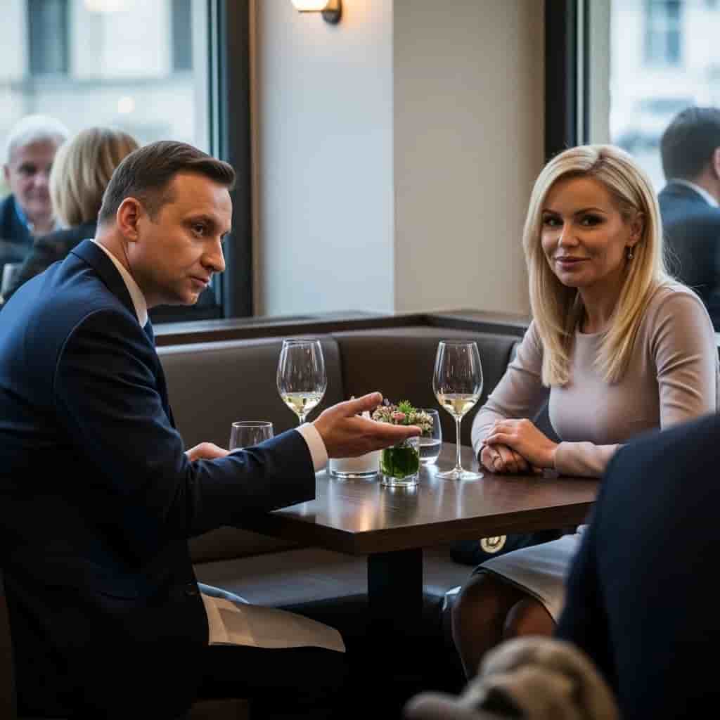 Dominik Tarczyński spotyka się z Joanną Krupą - kontrowersyjne spotkanie polityka PiS z gwiazdą TVN