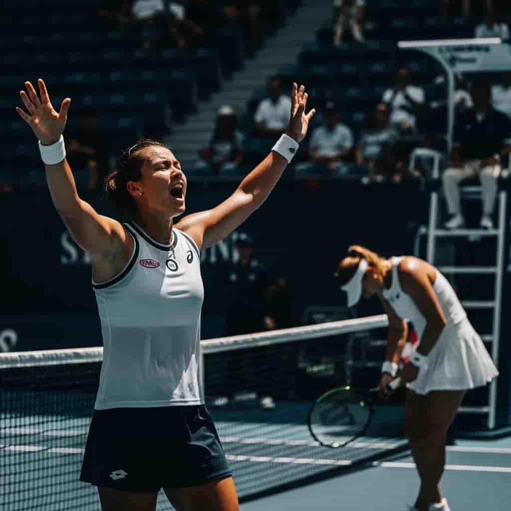 Priscilla Hon sprawia sensację w Pekinie - Jelena Ostapenko odpadła po dramatycznym zwrocie akcji