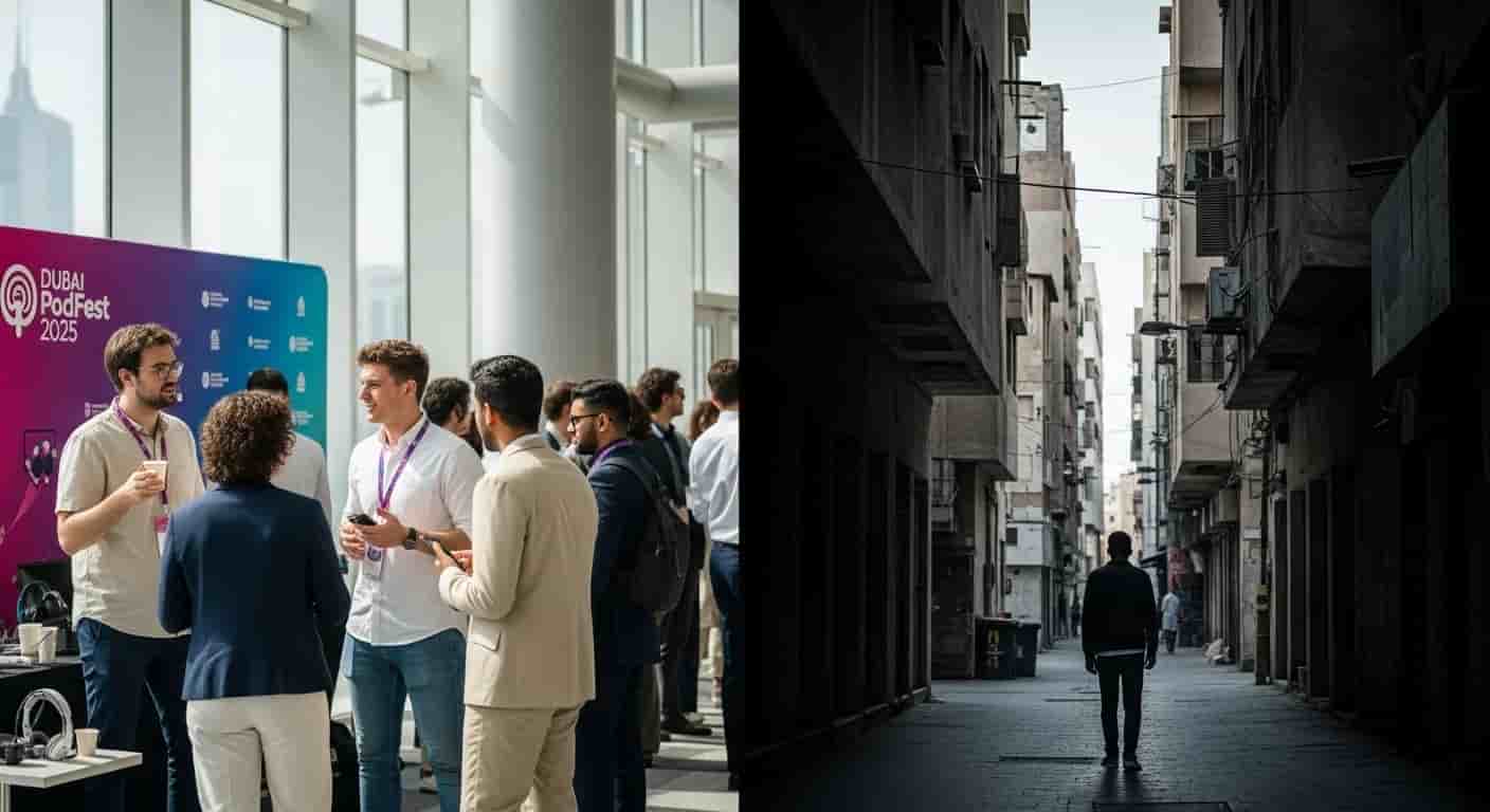 Dubaj przyciąga uwagę: Dubai PodFest 2025, tragedia młodego Brytyjczyka i odkrywanie dwóch twarzy emiratu