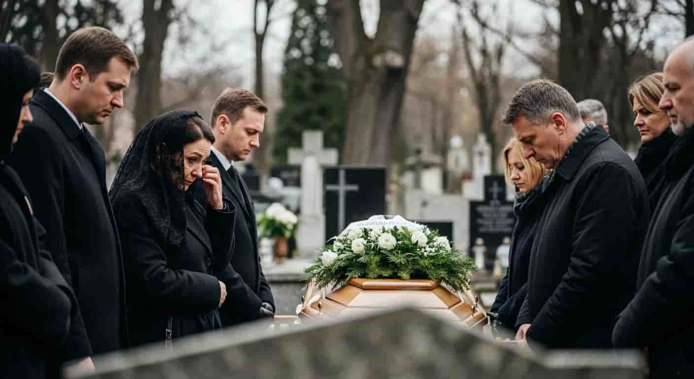 Ostatnie pożegnanie Magdy Umer na warszawskim cmentarzu