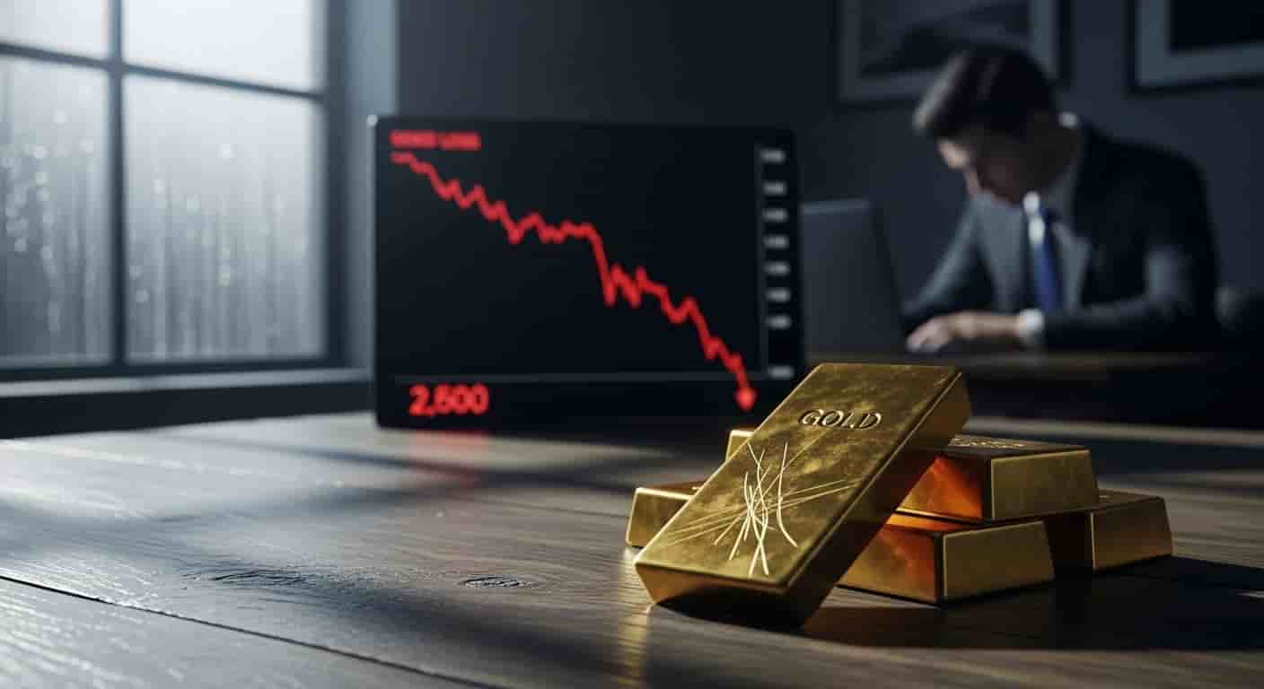 Złoto notuje najsilniejszy spadek od lat - koniec hossy czy chwilowa korekta?
