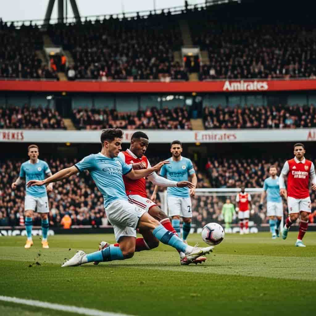 Arsenal remisuje z Manchesterem City 1-1 w emocjonującym starciu na Emirates Stadium