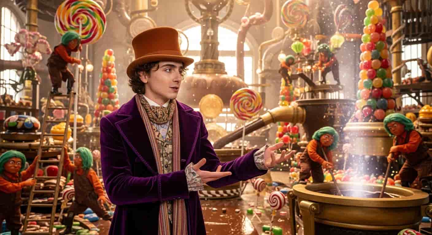 Wonka w TVN - magiczny prequel Charlie i fabryki czekolady z Timothée Chalametem już dziś wieczorem