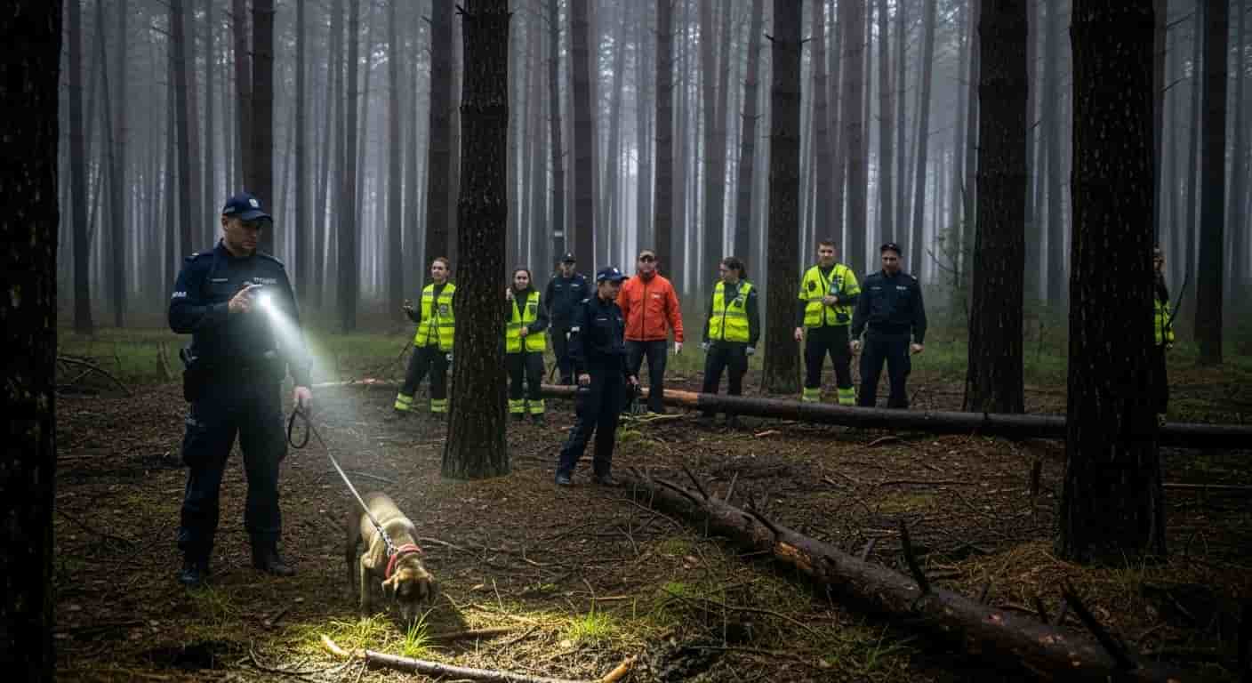 Dramatyczne poszukiwania zaginionego mężczyzny w lasach pod Kozienicami zakończone sukcesem