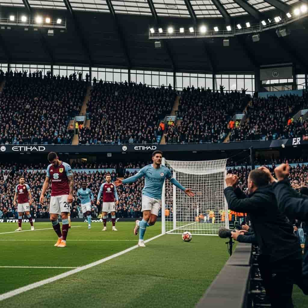 Manchester City rozbił Burnley 5-1 w meczu Premier League