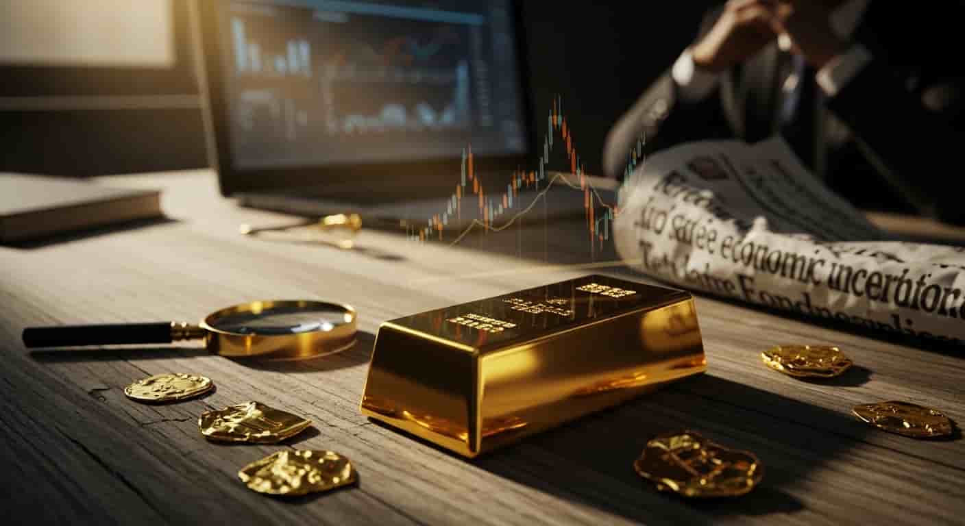 Goldman Sachs przewiduje złoto po 5400 dolarów za uncję - eksperci ostrzegają przed możliwym załamaniem