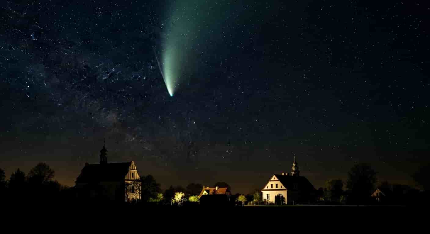 Kometa Lemmon rozświetli polskie niebo - niezwykłe zjawisko astronomiczne już dziś wieczorem