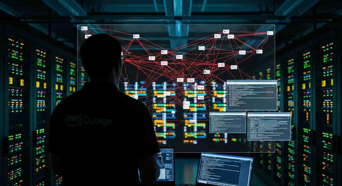 Masowa awaria AWS sparaliżowała tysiące stron internetowych na całym świecie