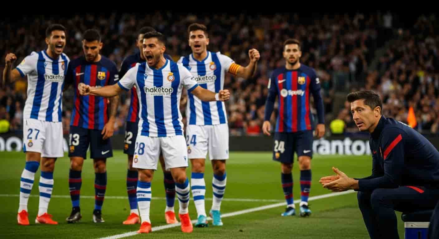 Barcelona rozpoczyna nowy rok od derbów z Espanyolem - Lewandowski na ławce rezerwowych