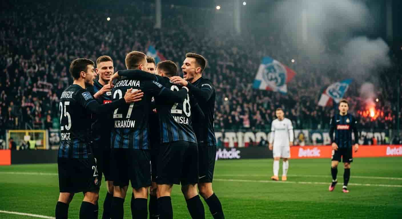 Emocjonalne derby Krakowa w Betclic I lidze - Wisła wyrównuje w ostatniej minucie